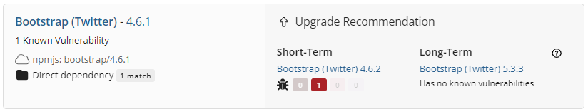 Upgrade recommendation